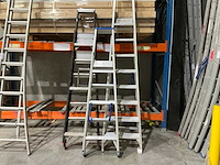 Diverse alu trapladders (3x) - afbeelding 1 van  4
