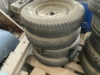 Diverse autobanden op stalen velg (9x) - afbeelding 6 van  12