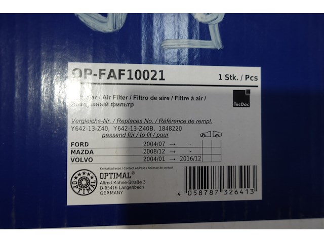 Diverse autofilters - afbeelding 9 van  29