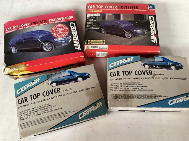 Diverse autohoezen (4x) - afbeelding 1 van  5
