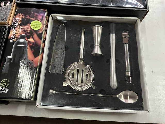 Diverse bar/cocktail shake sets van o.a. leopold vienna - afbeelding 7 van  11