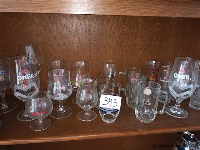 Diverse bierglazen. 26 stuks - afbeelding 1 van  4