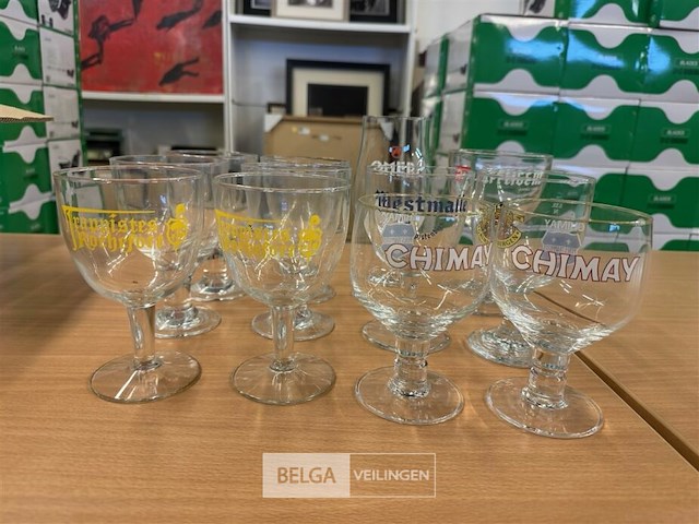 Diverse bierglazen - afbeelding 1 van  3