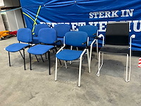 Diverse bijzetstoelen (7x)