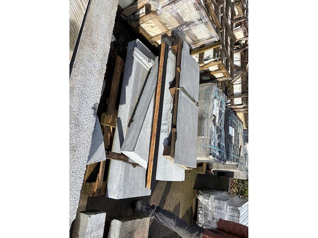 Diverse blauwe steen (3x) - afbeelding 1 van  3