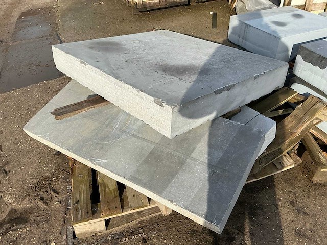 Diverse blauwe steen (3x) - afbeelding 1 van  4