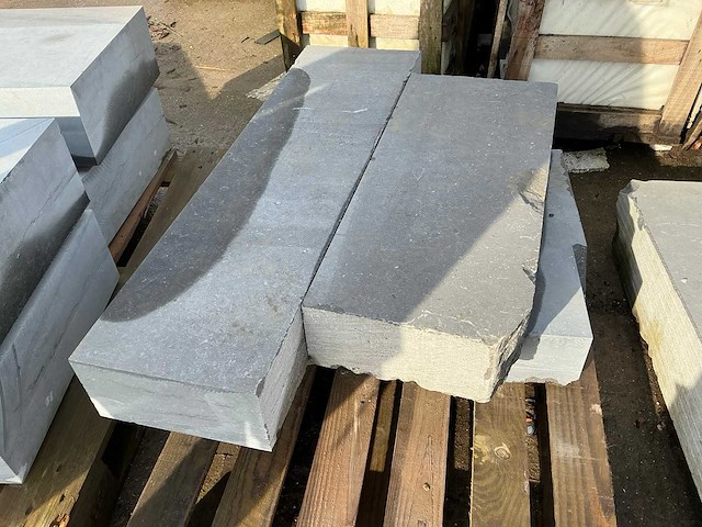 Diverse blauwe steen (3x) - afbeelding 1 van  3