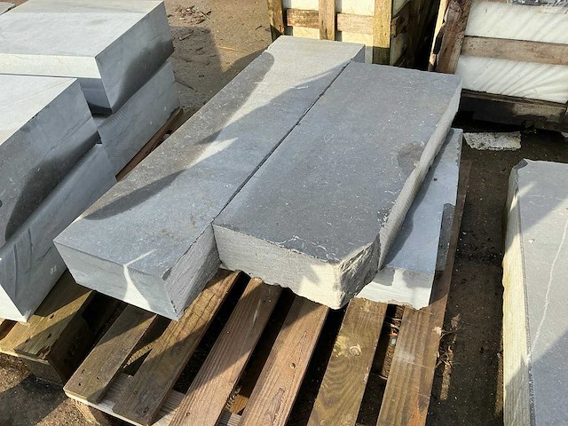 Diverse blauwe steen (3x) - afbeelding 3 van  3