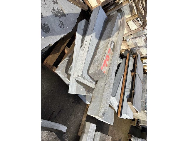 Diverse blauwe steen (6x) - afbeelding 1 van  4