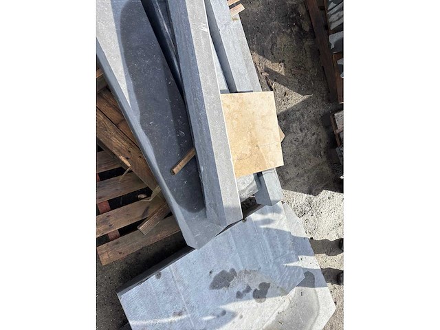 Diverse blauwe steen (8x) - afbeelding 3 van  4