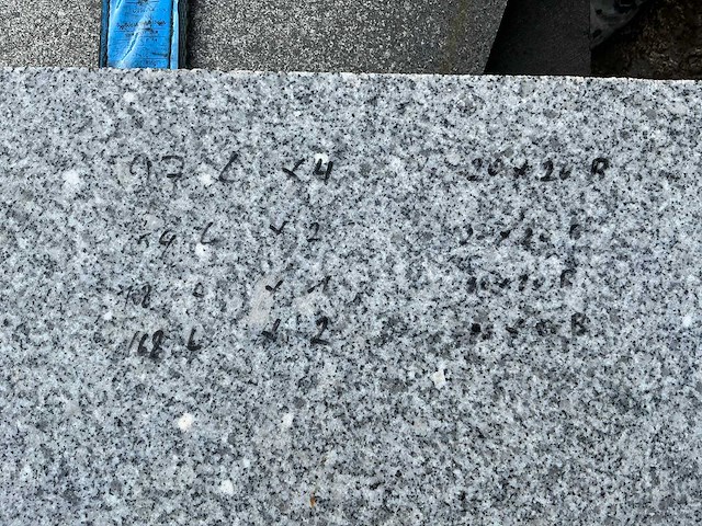 Diverse blauwe steen dorpels (9x) - afbeelding 6 van  6