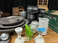 Diverse bloempotten - kaarshouders enz. - afbeelding 4 van  5