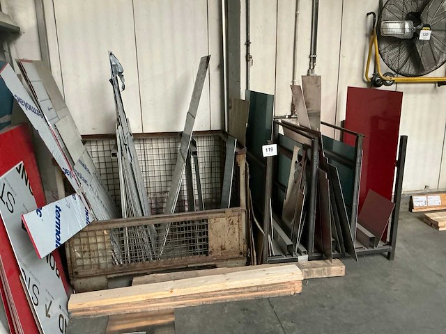 Diverse bokken met rest aluminium (3x) - afbeelding 3 van  7