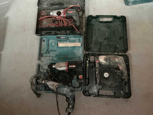 Diverse boormachines (4x) - afbeelding 1 van  7