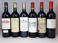 Diverse bordeauxwijnen 1994, 1995, 1996 & 1998 (6x) - afbeelding 1 van  4