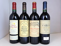 Diverse bordeauxwijnen 1995, 1997, 1999 & 2000 (4x) - afbeelding 1 van  4