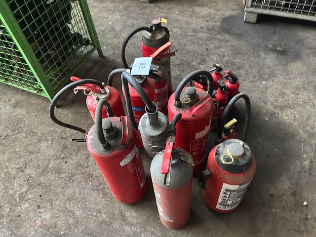 Diverse brandblussers (15x) - afbeelding 1 van  6