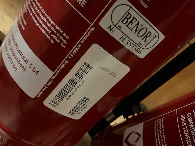 Diverse brandblussers (9x) - afbeelding 3 van  6