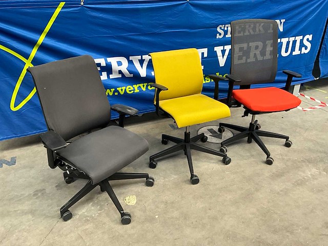 Diverse bureaustoelen (3x) - afbeelding 1 van  8