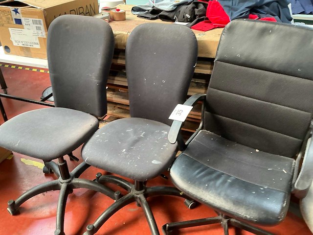 Diverse bureaustoelen (4x) - afbeelding 3 van  4