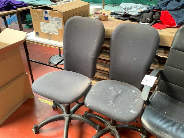 Diverse bureaustoelen (4x) - afbeelding 4 van  4