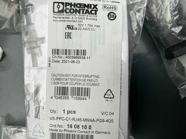 Diverse connectoren industriële connectordoos - afbeelding 4 van  7