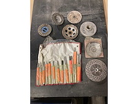 Diverse diamanttools voor bewerking natuursteen - afbeelding 1 van  1