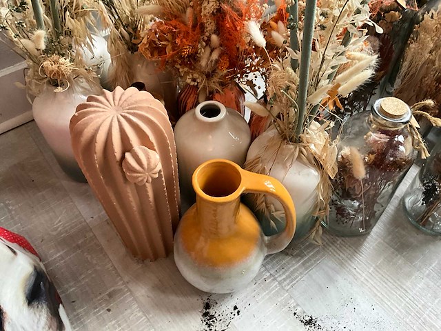 Diverse droogbloemen en decoratie - afbeelding 11 van  12