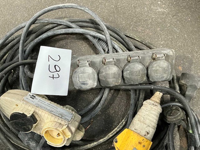 Diverse elektrokabels - afbeelding 2 van  4