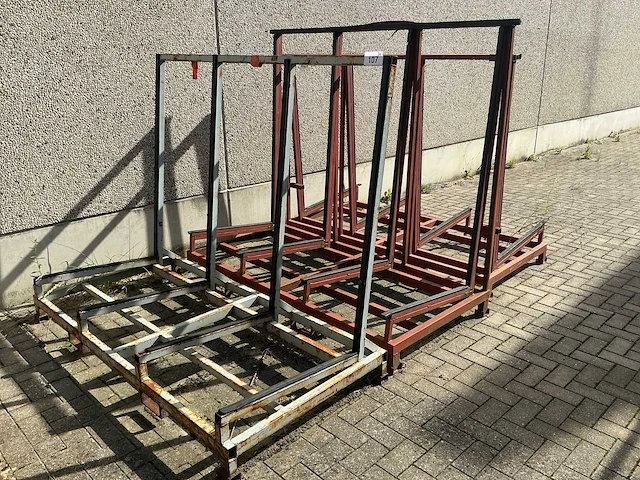 Diverse enkelzijdige glasbokken (3x) - afbeelding 1 van  2