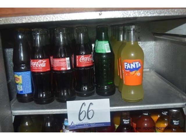 Diverse flessen frisdrank en sappen, o.a. coca-cola, fanta, lipton ice tea, minute maid - afbeelding 2 van  4