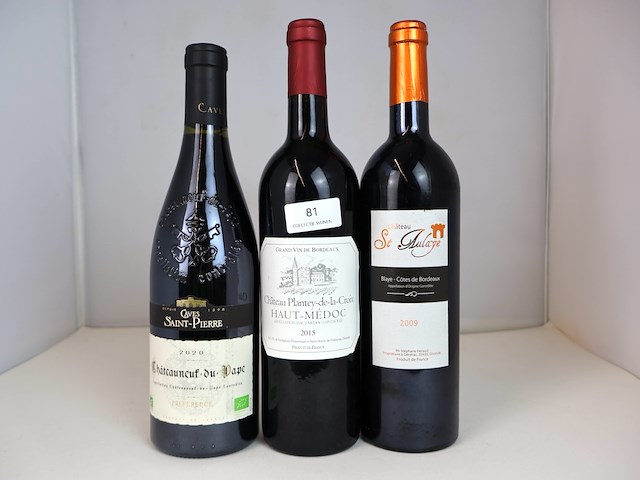 Diverse franse wijnen 2009, 2014 & 2020 (3x) - afbeelding 1 van  8