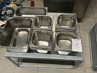 Diverse gastronormbakken (15x)
