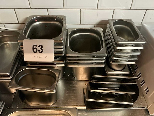 Diverse gastronormbakken (39x) - afbeelding 2 van  2