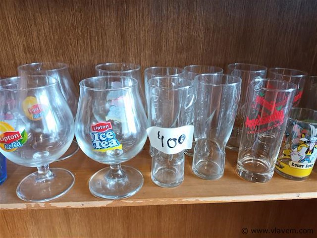 Diverse glazen. 26 stuks - afbeelding 3 van  4