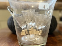 Diverse glazen en glaswerk - afbeelding 2 van  4