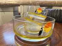 Diverse glazen en glaswerk - afbeelding 1 van  2