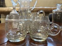 Diverse glazen en glaswerk - afbeelding 1 van  2