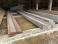 Diverse grenen houten balken en planken (70x) - afbeelding 11 van  13