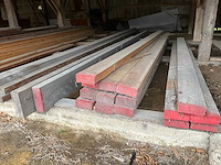 Diverse grenen houten balken en planken (70x) - afbeelding 12 van  13