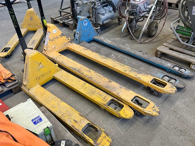 Diverse hand hydraulische palletwagen (4x) - afbeelding 1 van  10
