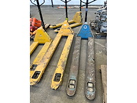 Diverse hand hydraulische palletwagen (4x) - afbeelding 5 van  10
