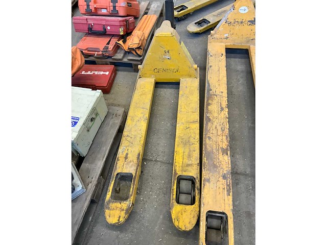 Diverse hand hydraulische palletwagen (4x) - afbeelding 6 van  10