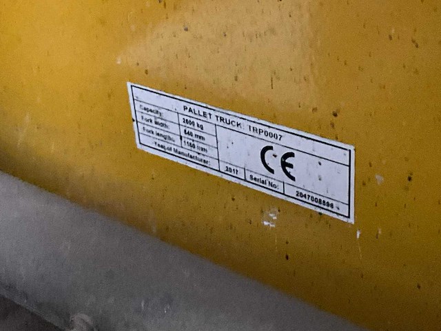 Diverse hand hydraulische palletwagen (4x) - afbeelding 9 van  10