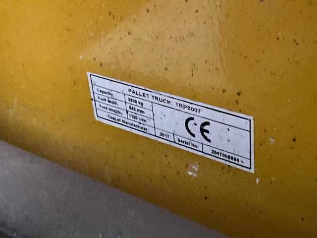 Diverse hand hydraulische palletwagen (4x) - afbeelding 10 van  10