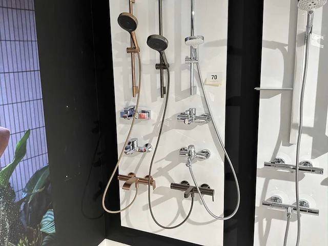 Diverse hansgrohe badmengkranen en handdouches (9x) - afbeelding 1 van  12