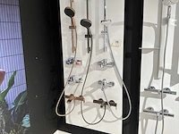 Diverse hansgrohe badmengkranen en handdouches (9x)