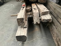 Diverse historische eiken balken (18 stuks) - afbeelding 3 van  7