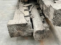 Diverse historische eiken balken (5 stuks) - afbeelding 5 van  12