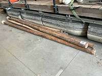 Diverse houten balken (7x) - afbeelding 1 van  4